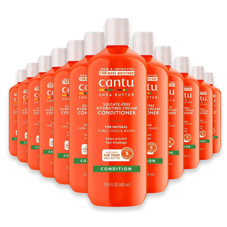 Cantu Sulfate-Free Hydrating Cream Conditioner with Shea Butter – 13.5 oz - 12 Pack | Cantu - Pre Order