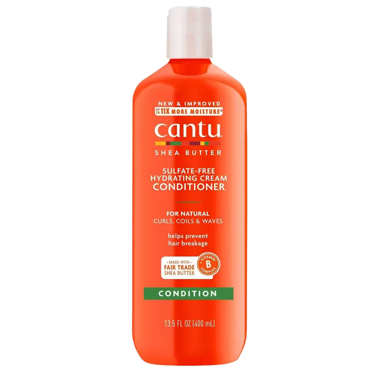 Cantu Sulfate-Free Hydrating Cream Conditioner with Shea Butter – 13.5 oz - 12 Pack