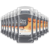 Dove Men Care Deodorant, Rustic Sandalwood 3oz - 12 Pack
