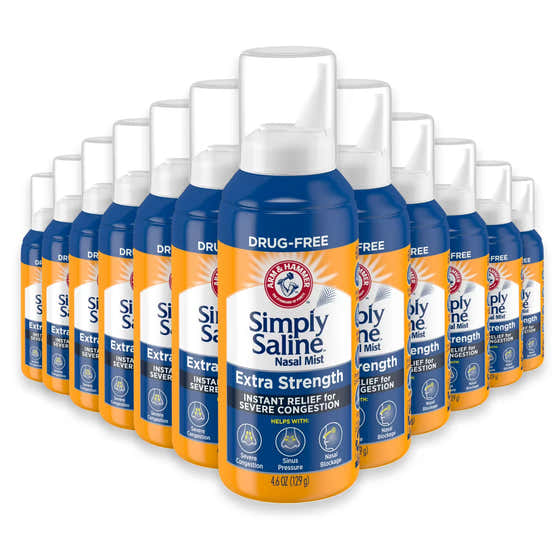 Simply Saline Extra Strength Nasal Mist, 4.6oz - 24 Pack | Arm &amp; Hammer - Wholesale