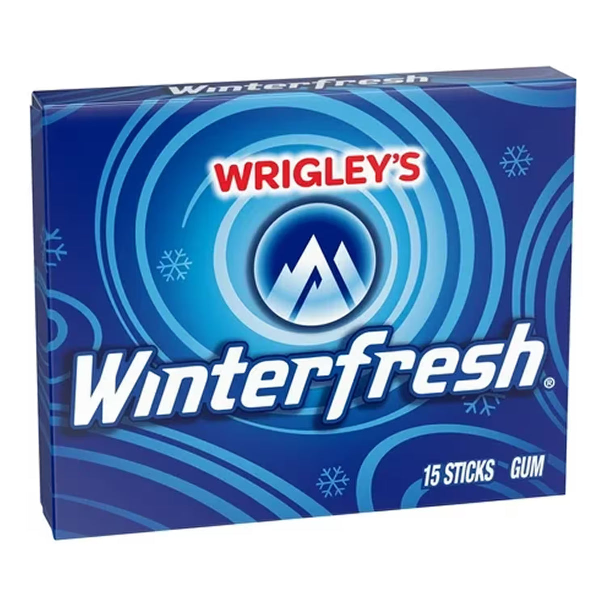 Wrigley's Winterfresh Mint Chewing Gum – 15 sticks each  - 10 packs