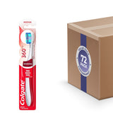 Colgate 360 Optic White Full Head Toothbrush, Medium - 72 Pack