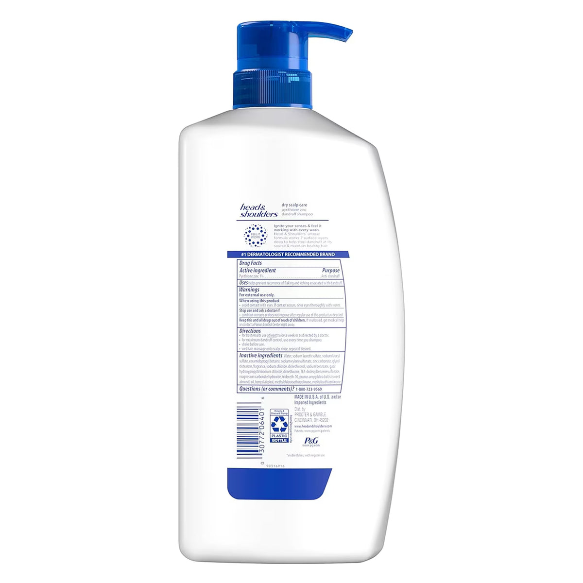 Head & Shoulders Dry Scalp Care Anti-Dandruff Shampoo with Almond Oil - 28.2 oz - 4 Pack