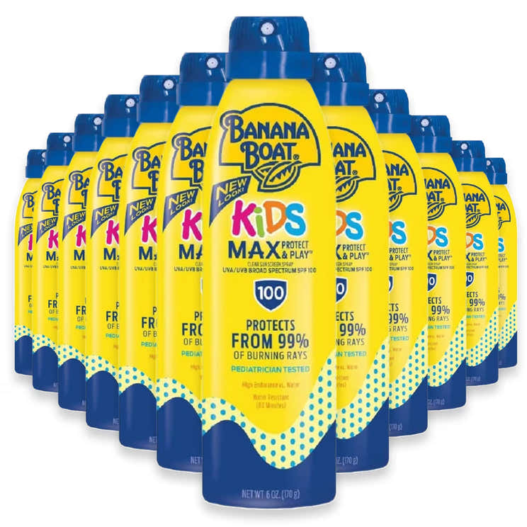 Banana Boat Kids UltraMist Clear Spray SPF100 - 6oz - 12 Pack | Banana Boat - Pre Order