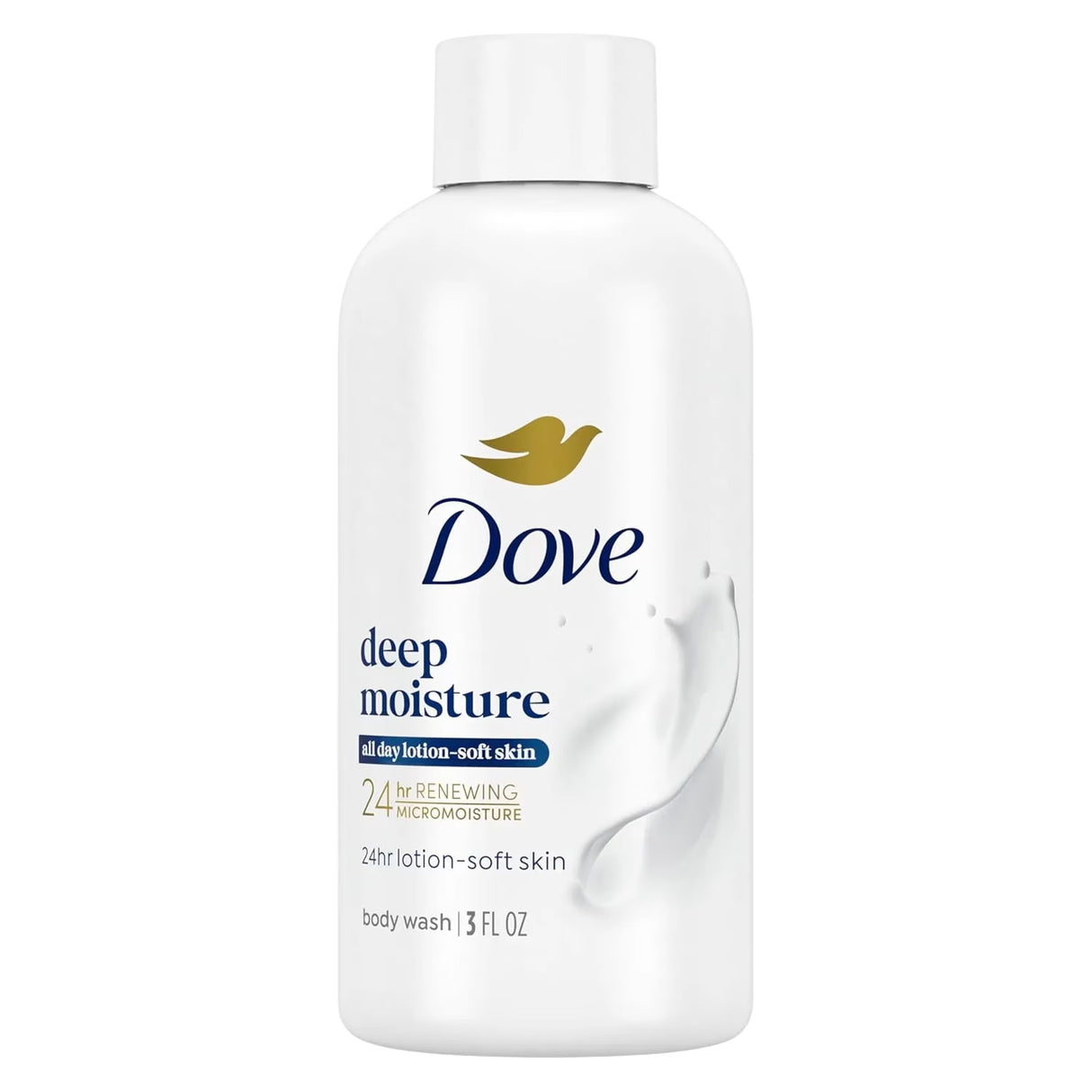 Dove Body Wash Deep Moisture for Dry Skin 3 oz - 24 pack - Travel Size
