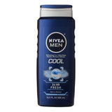NIVEA MEN 3 in 1 Cool Body Wash, 16.9oz - 12 Pack