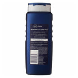 NIVEA MEN 3 in 1 Cool Body Wash, 16.9oz - 12 Pack