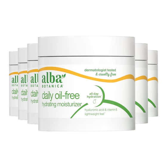 Alba Botanica Aloe &amp; Green Tea Facial Moisturizer 3 oz - 6 Pack | ALBA BOTANICA - Free Shipping 120