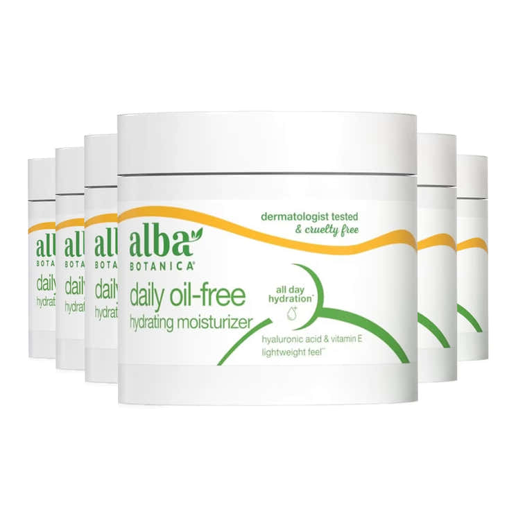 Alba Botanica Aloe &amp; Green Tea Facial Moisturizer 3 oz - 6 Pack | ALBA BOTANICA - Pre Order