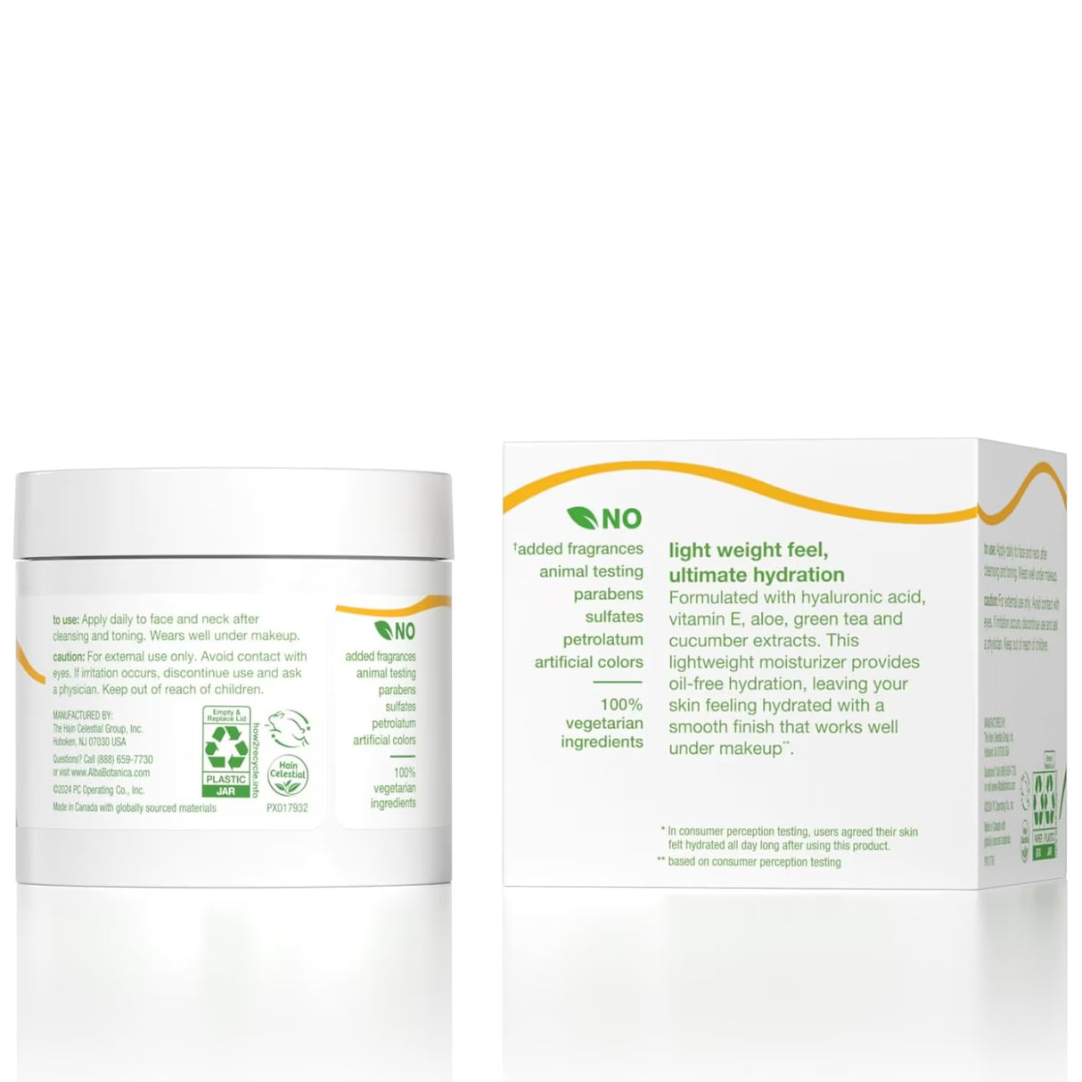 Alba Botanica Aloe & Green Tea Facial Moisturizer 3 oz - 6 Pack