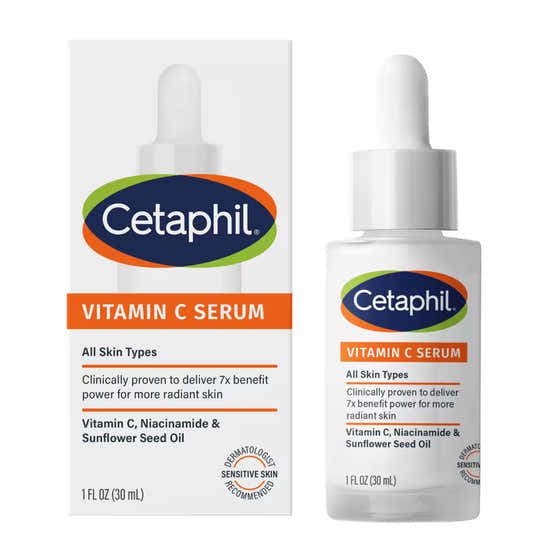 Cetaphil Vitamin C Brightening Face Serum 1 oz - 24 Pack | Cetaphil - New Arrivals
