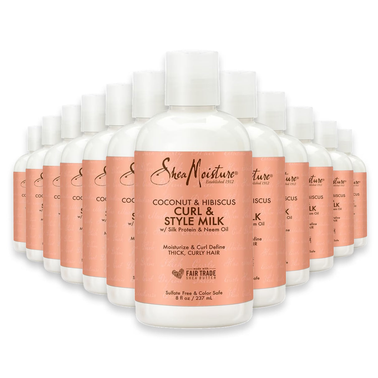 SheaMoisture Style Milk Thick Styling Milk Hair Styling - 8 oz - 12 Pack