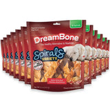 DreamBone Spirals Variety Pack Dog Chews – 18 Count – 24 Pack