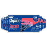 Ziploc Quart Storage Bags, 48ct - 9 Pack