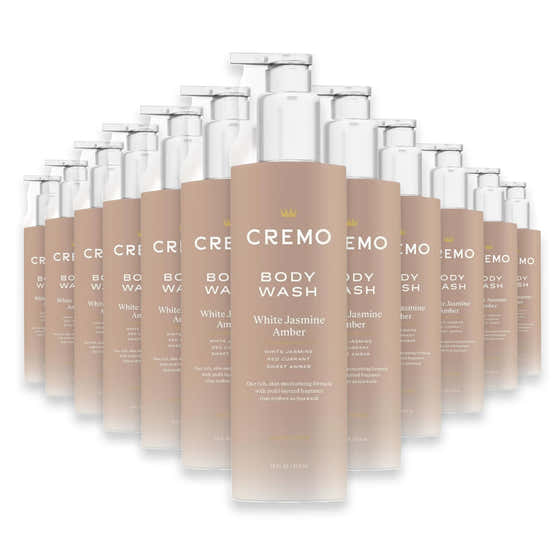 Cremo White Jasmine &amp; Amber Body Wash, 16 oz - 12 Pack | Cremo - New Arrivals
