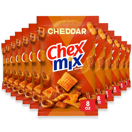 Chex Mix Cheddar Savory Snack Mix - 8oz - 12 Pack | Chex Mix - Grocery Wholesale