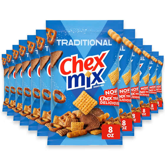 Chex Mix Traditional Original Recipe Snack Mix - 8oz - 12 Pack | Chex Mix - Volume Discount