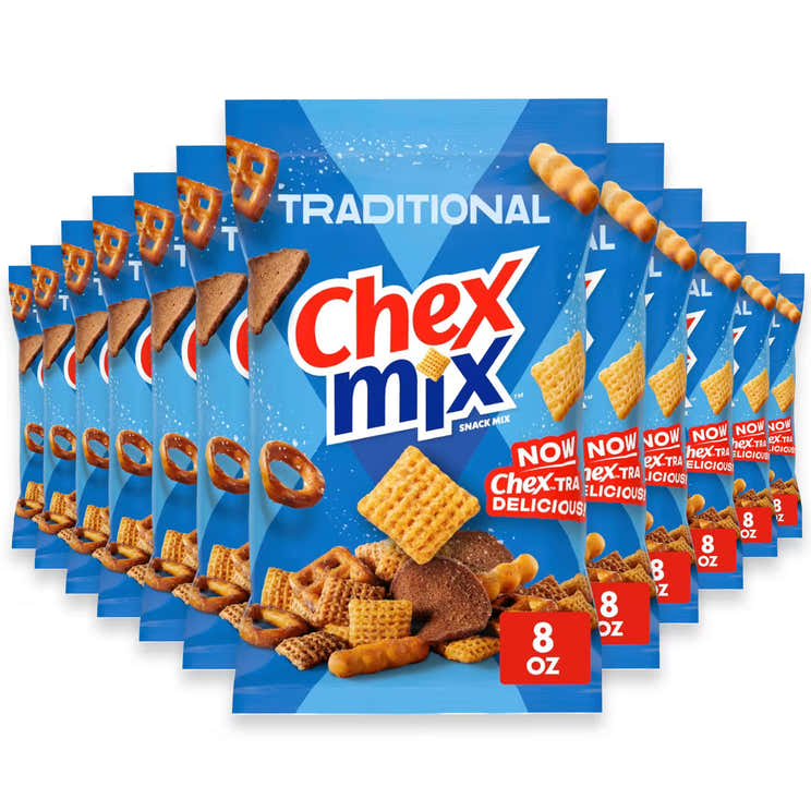 Chex Mix Traditional Original Recipe Snack Mix - 8oz - 12 Pack | Chex Mix - Pre Order