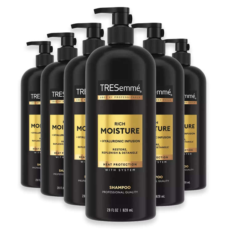 Tresemme - Rich Moisture Hydrating Shampoo for Dry Hair - 28 Oz - 6 Pack | Tresemme - Pre Order