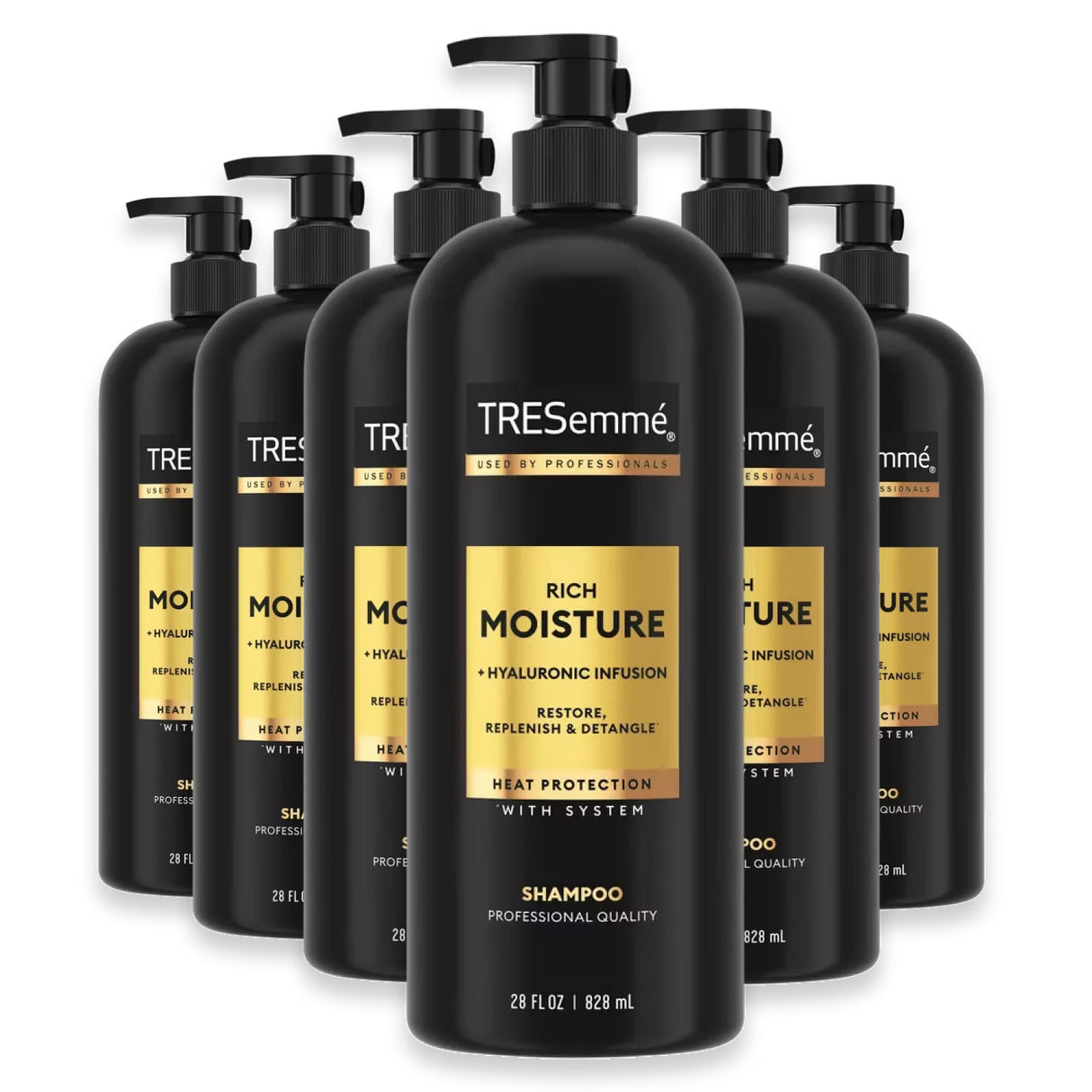 Tresemme - Rich Moisture Hydrating Shampoo for Dry Hair - 28 Oz - 6 Pack
