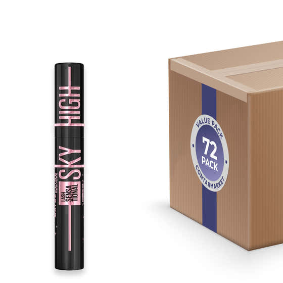 Maybelline Lash Sensational Sky High Mascara Black – 0.24 oz – 72 Pack | Maybelline - member5%