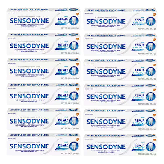 Sensodyne - Repair And Protect Toothpaste - 3.4 Oz - 12 Pack | Sensodyne - Wholesale