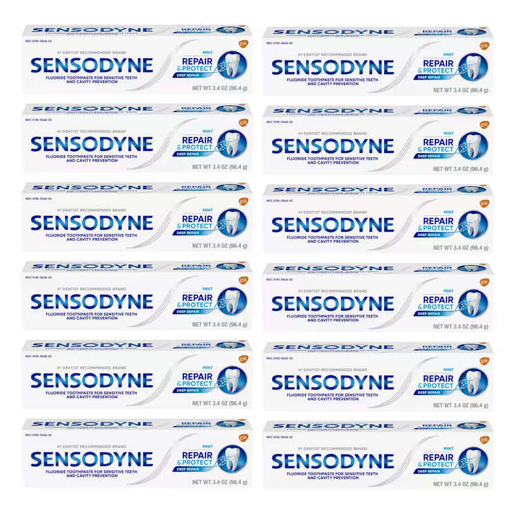Sensodyne - Repair And Protect Toothpaste - 3.4 Oz - 12 Pack | Sensodyne - Pre Order