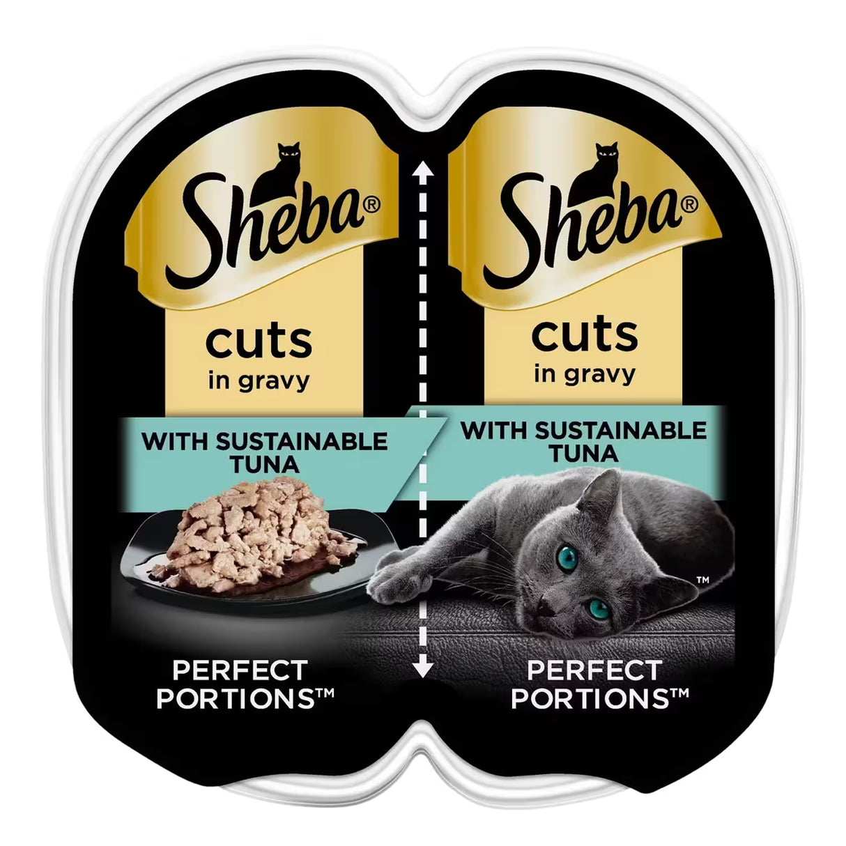 Sheba Perfect Portions Wet Cat Food Tuna & Seafood Entrée – 2.6 oz – 24 Pack