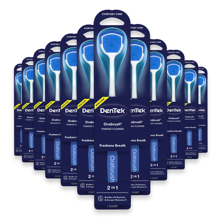 DenTek Orabrush Tongue Cleaner 1CT - 24 Pack | Oral-B - Pre Order