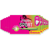 Playtex Sport Tampons Regular Absorbency Unscented – 8 Count – 48 Pack
