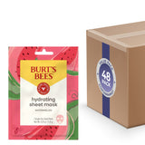 Burt’s Bees Hydrating Sheet Mask for Women – Single Use - 48 Pack
