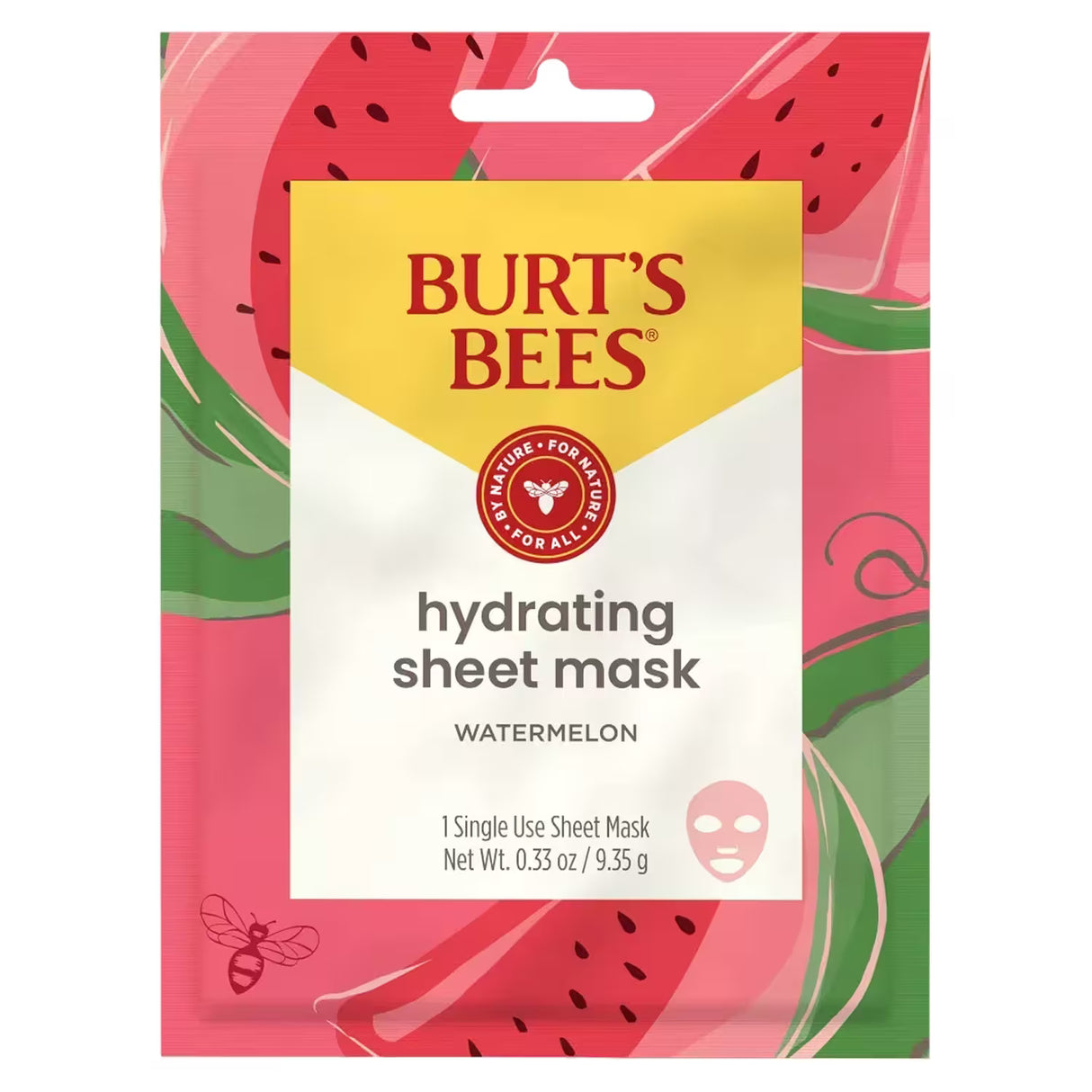 Burt’s Bees Hydrating Sheet Mask for Women – Single Use - 48 Pack