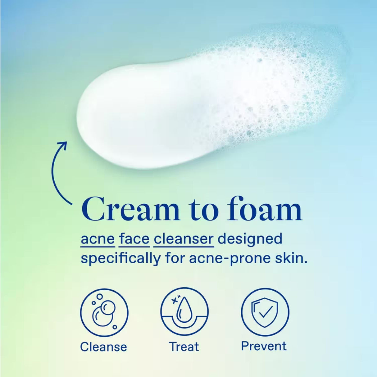 Differin Daily Deep Cleanser with Benzoyl Peroxide – 5 oz - 12 Pack