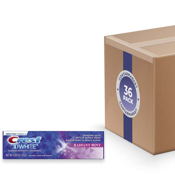 Crest 3D White Radiant White Toothpaste, 0.85 oz - 36 Pack | Crest - New Arrivals