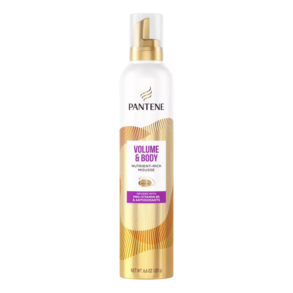 Pantene Volume & Body Nutrient-Rich Mousse Fine Volume - 6.6 oz - 12 Pack