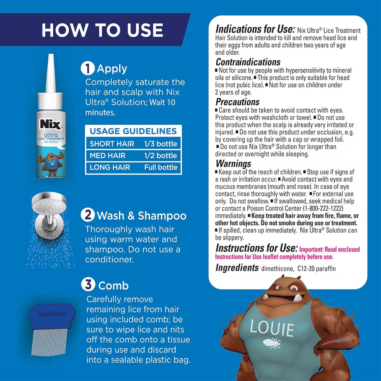 Nix Ultra Lice Removal Kit – 2 Count – 12 Pack