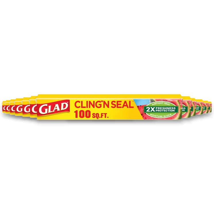 Glad ClingWrap – 100 ft Roll – 16 Pack | Glad - Pre Order