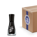 Sally Hansen Insta-Dri Nail Enamel Black to Black Glossy Opaque - 72 Pack