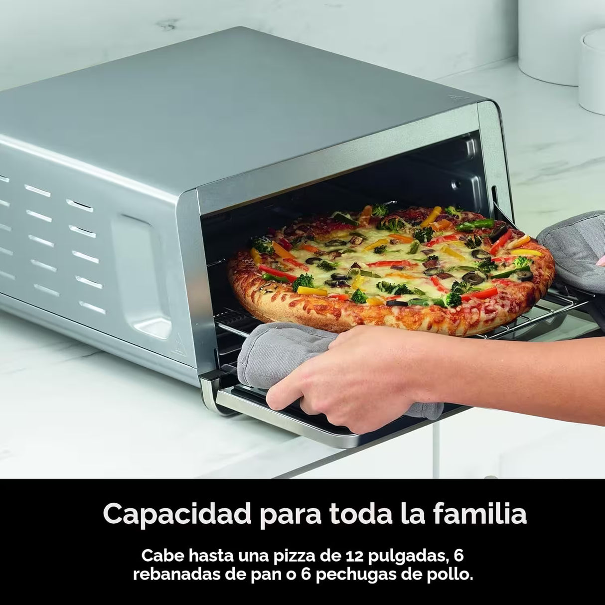 Ninja Flip Air Fryer Toaster Oven Combo (8-in-1) – Stainless Steel, 1800W, SP151