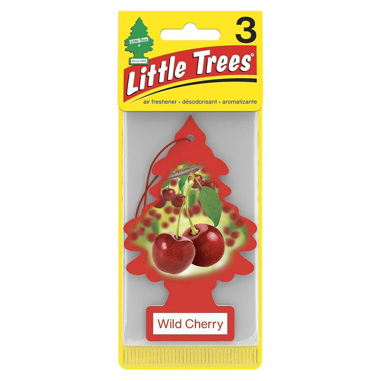 Little Trees Wild Cherry Car Air Freshener - 3 Ct - 96 Pack