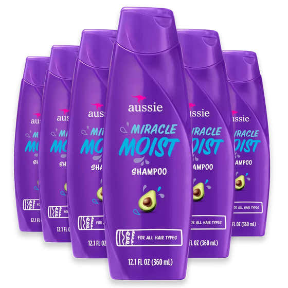 Aussie Shampoo, Miracle Moist , 12.1 fl oz – 6 Pack | Aussie - New Arrivals