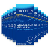 Differin Gel 0.1% Adapalene Acne Treatment – 0.5 oz - 12 Pack