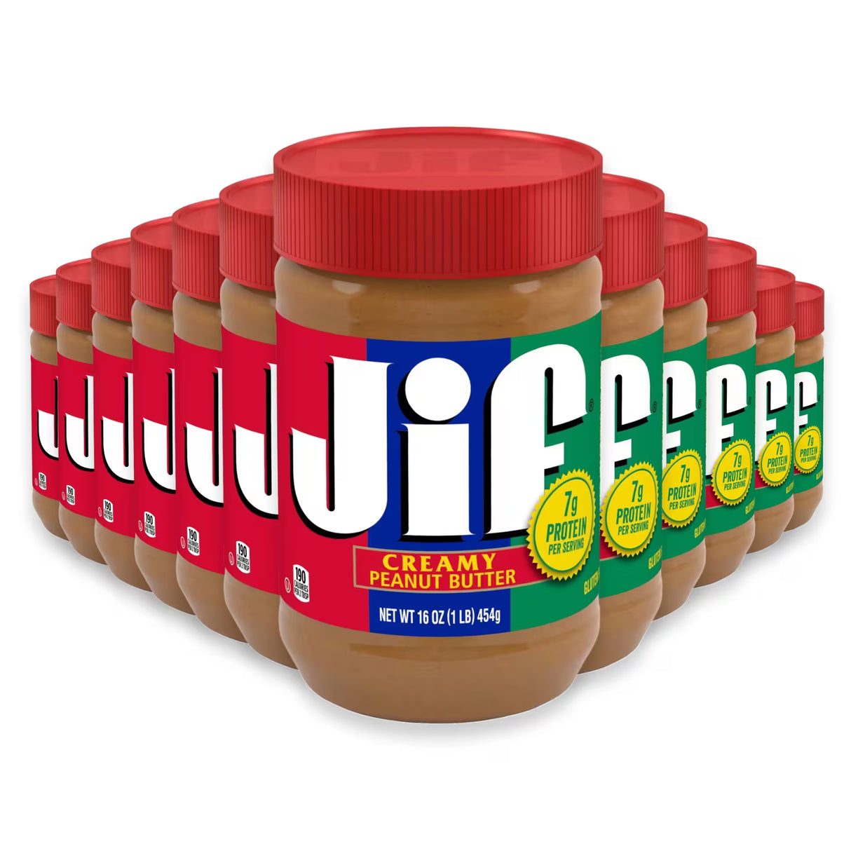 Jif Creamy Peanut Butter - 16 oz - 12 Pack