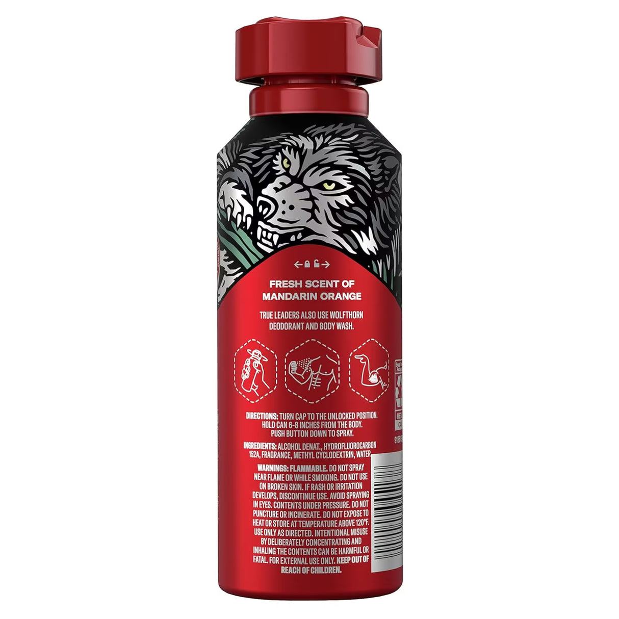 Old Spice Wolfthorn Aluminum-Free Body Spray - 5.1 oz - 12 Pack
