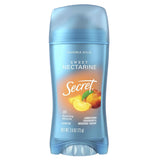 Secret Clear Gel, Nectarine - 2.6 Oz - 12 Pack