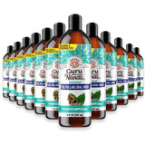 GuruNanda Coconut Mint Oil Pulling Oil – 8 oz – 12 Pack
