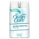 Gillette Satin Care Ultra Sensitive Shave Gel Twin Pack – 7 oz - 3 Pack