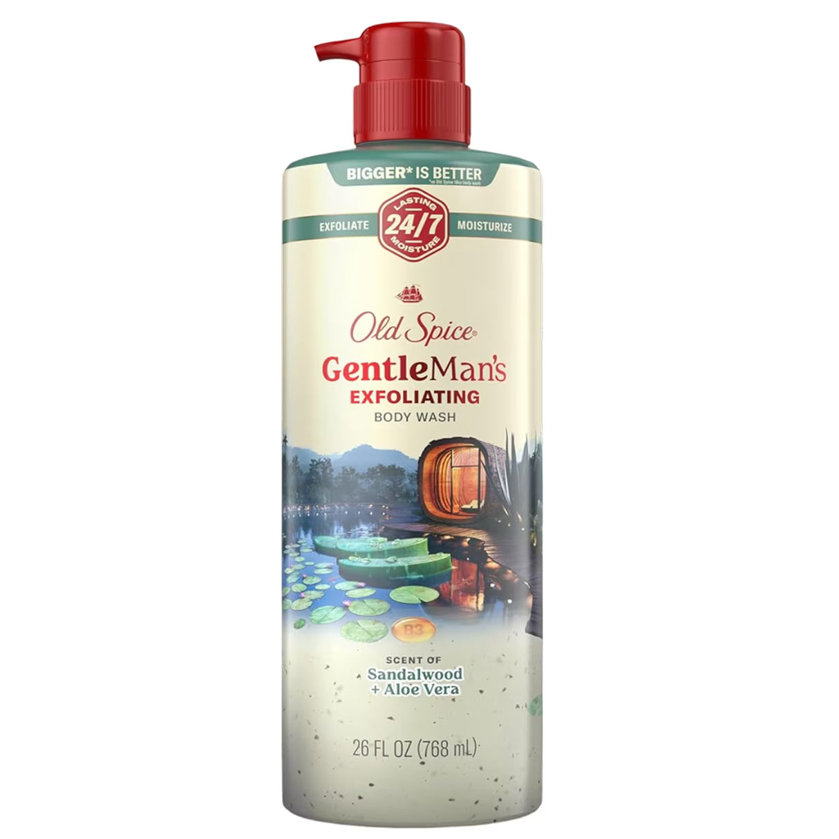 Old Spice Sandalwood & Aloe Body Wash 26 oz - 4 Pack