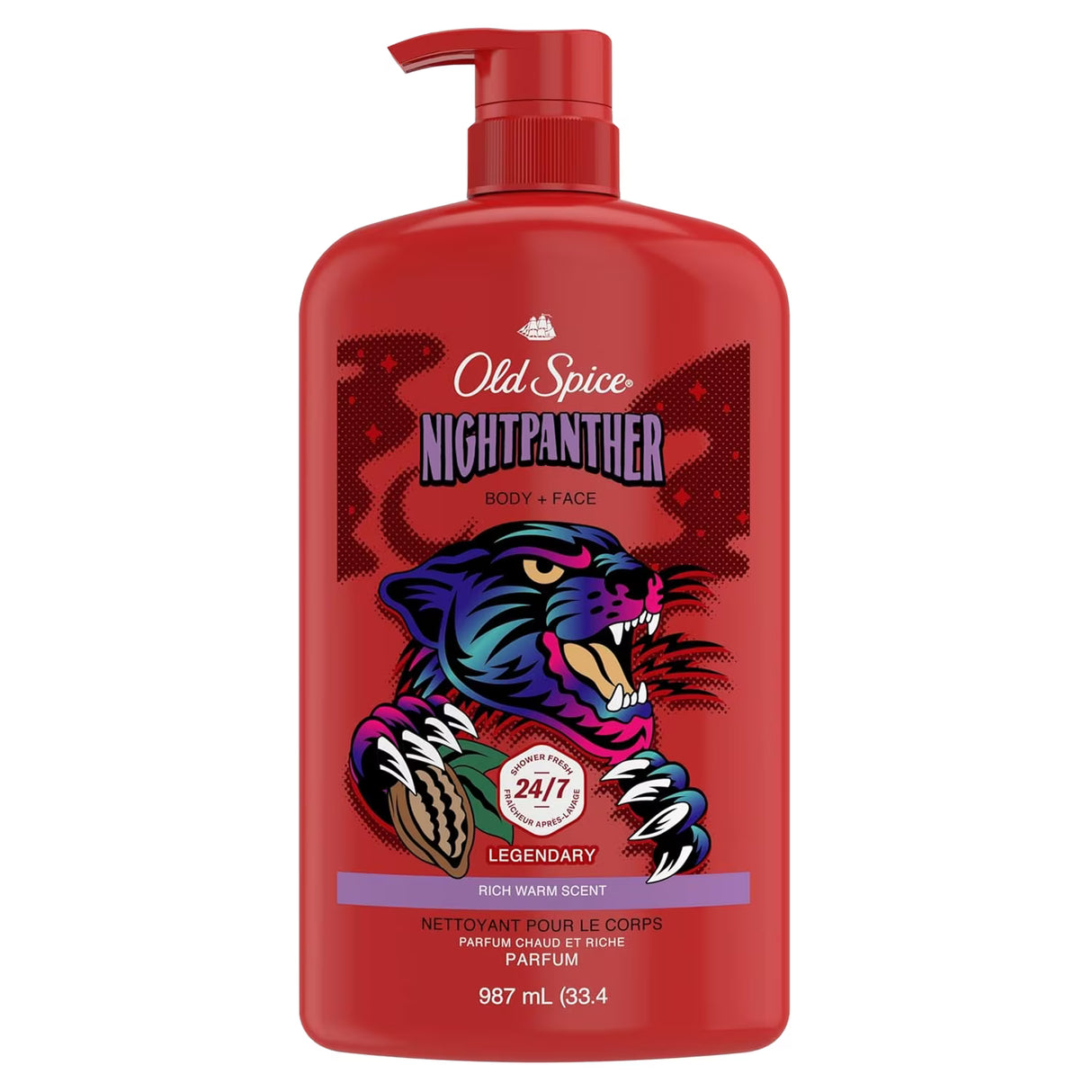 Old Spice NightPanther Body Wash - 33.4 oz - 4 Pack
