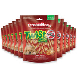 DreamBone - Twist Sticks with Chicken Dog Treats - 9.7 Oz - 12 Pack